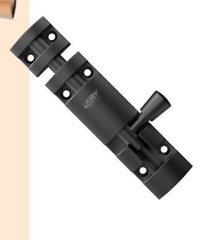 KBI ZORIK TOWER BOLT 1/2(EX.H)12MM - product media