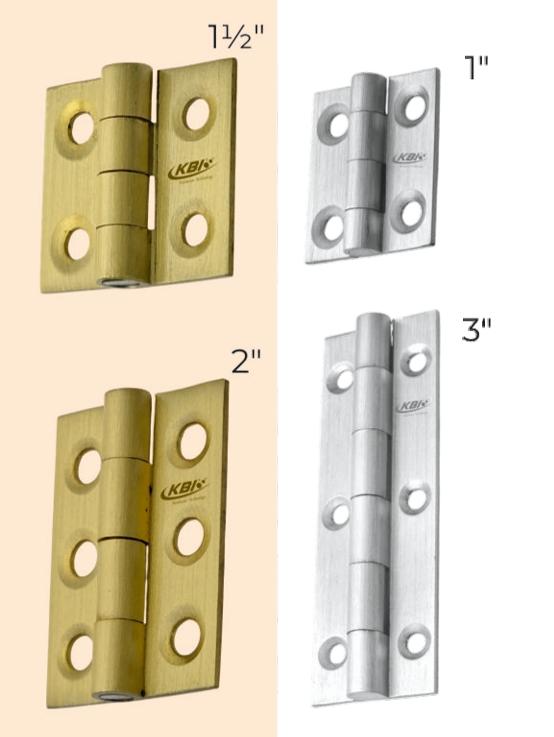 KBI BUTT SMOOTH HINGES PINLOCK - product media