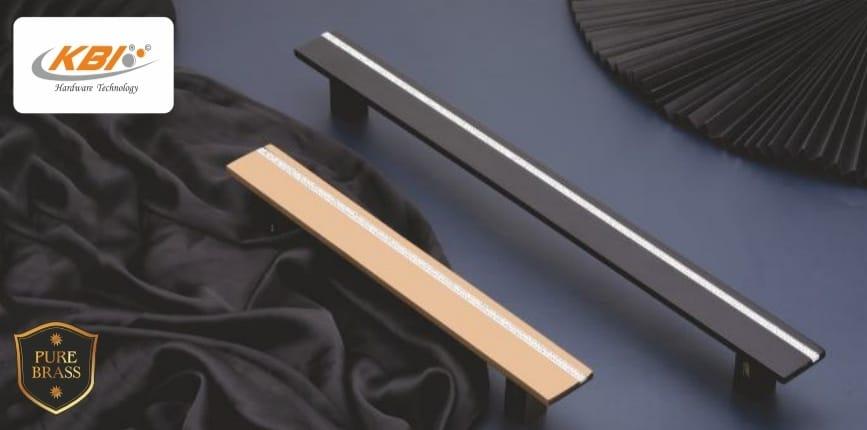 KBI-DIAMOND BLACK DOOR HANDLE - product media