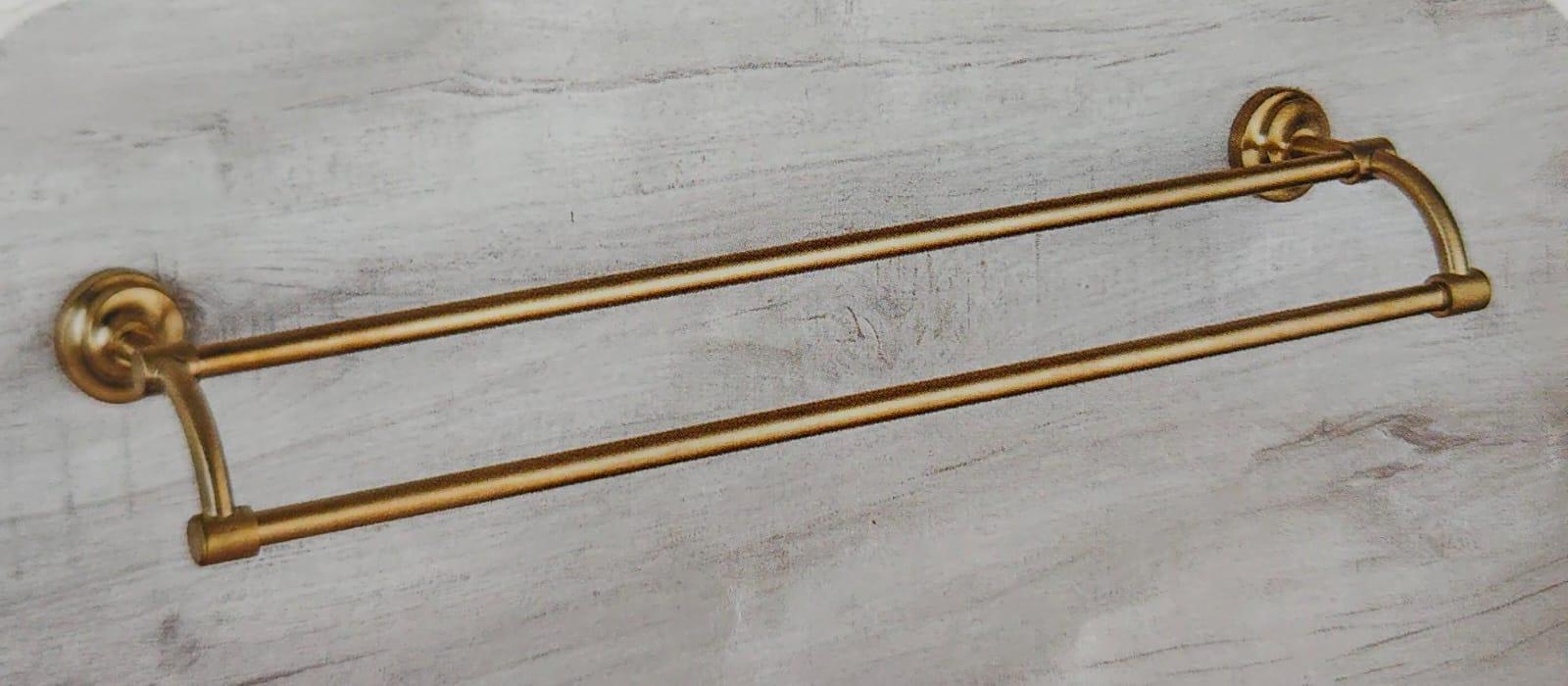 DECOR TRENDY TOWEL BAR DOUBLE CODE-TR201 600mm - product media