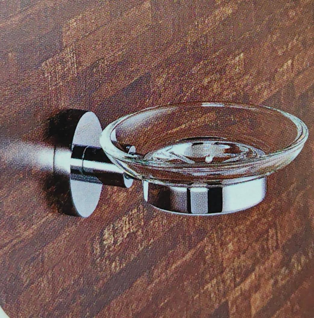 DECOR PICASSO GLASS SOAP DISH PC0002 - product media