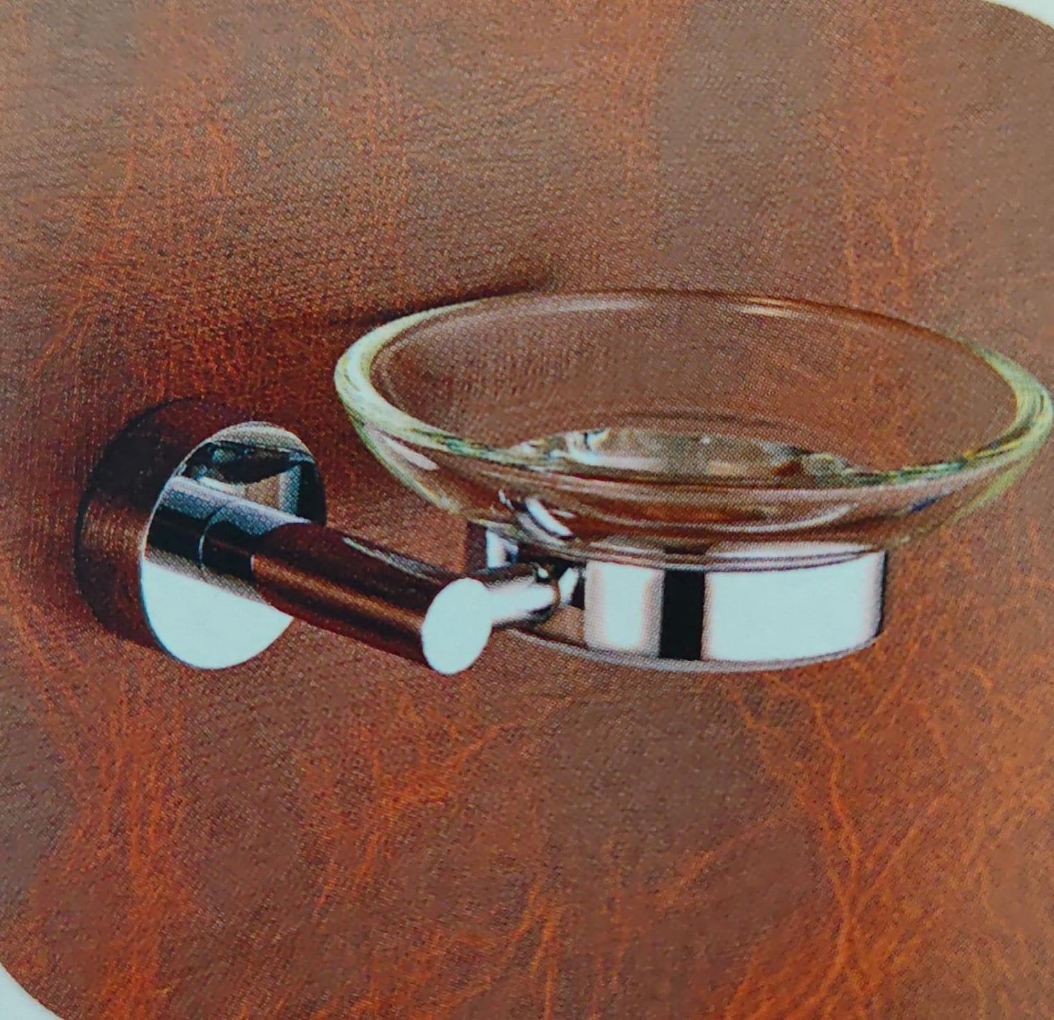 DECOR DIVA GLASS SOAP DISH CODE DV0002 - product media