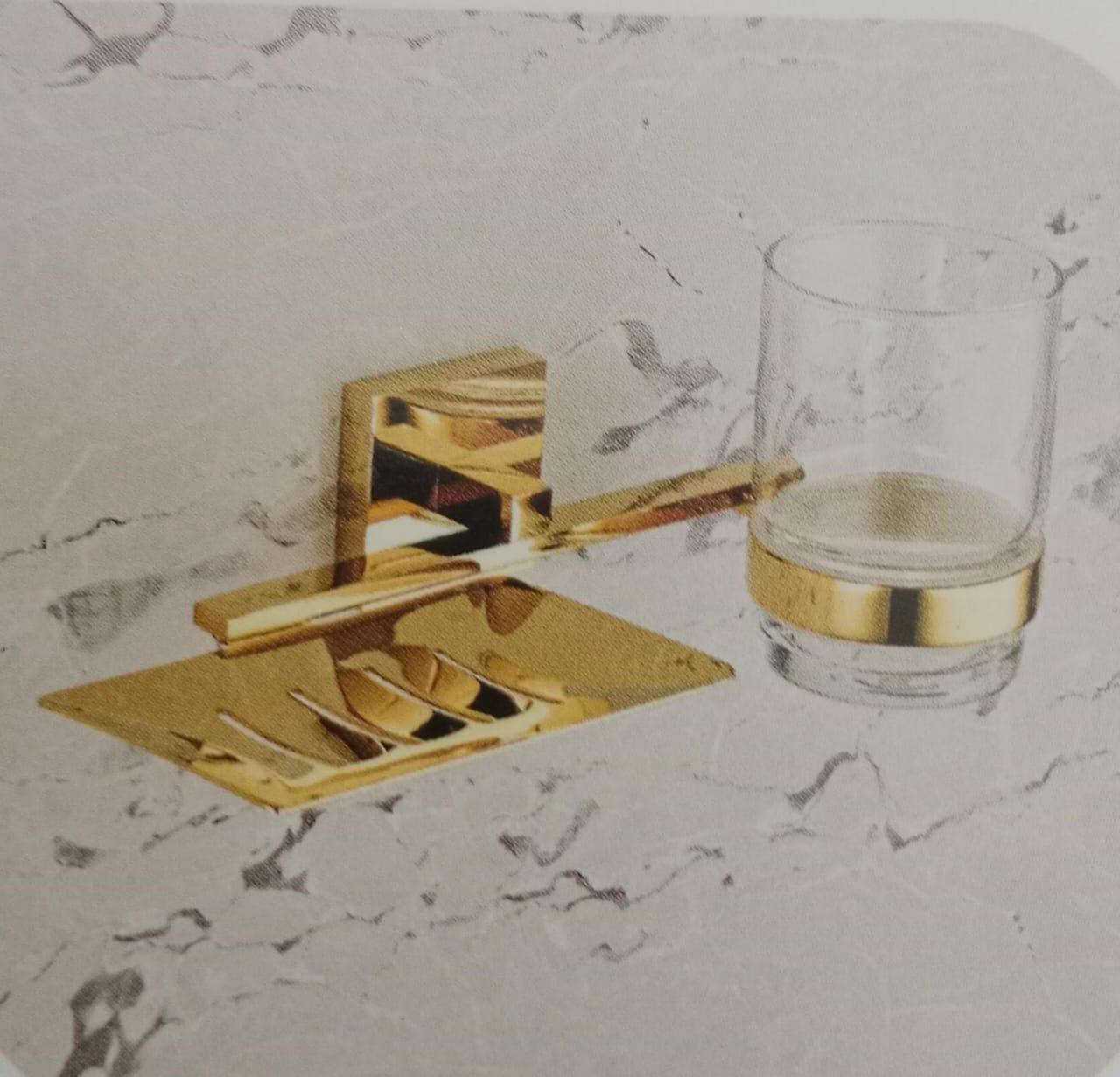 DECOR WALTER COMBO SOAP DISH WITH TUMBLAR HOLDER WL0014 - product media