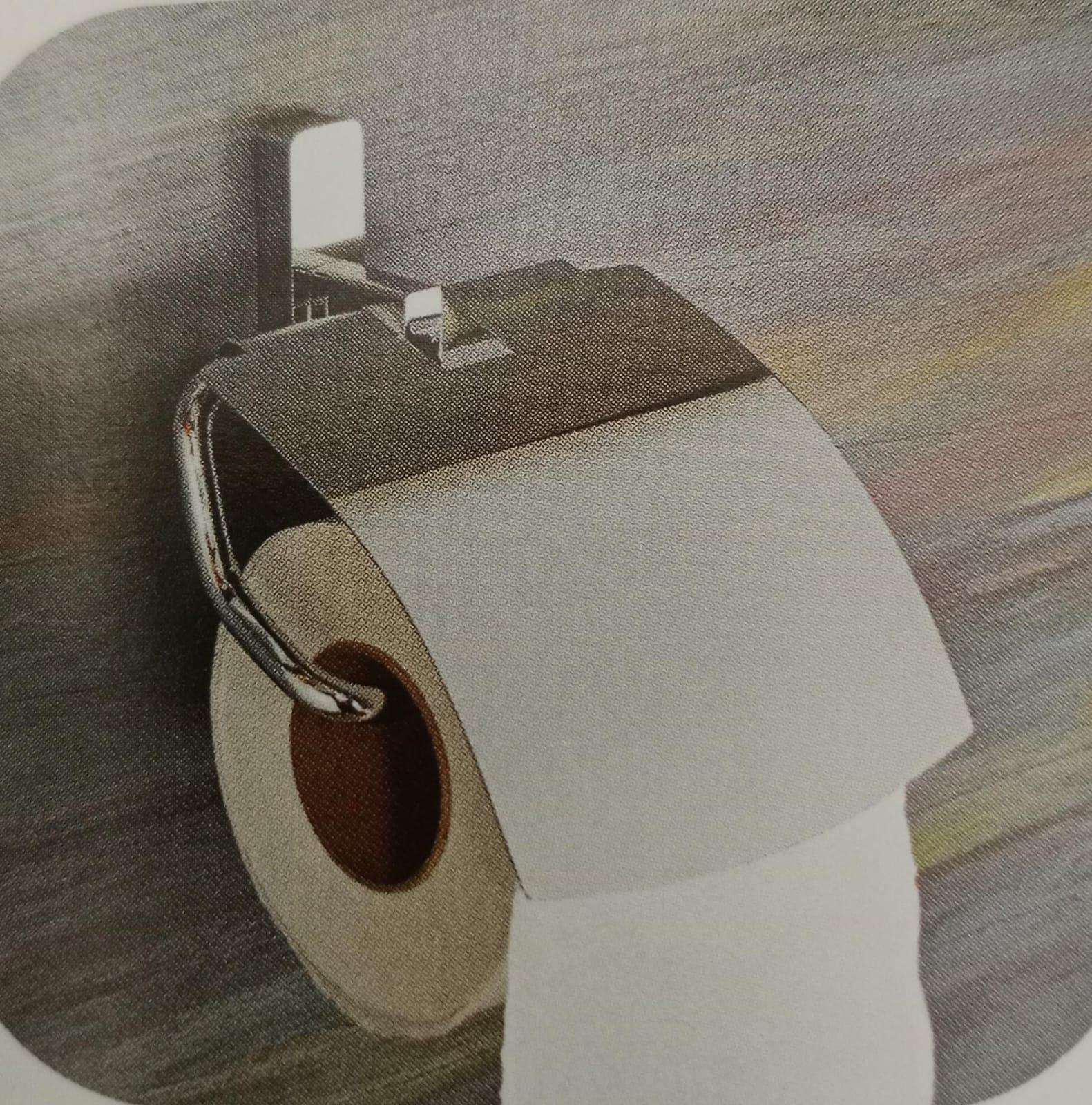 DECOR TOPAZ PAPER HOLDER WITH LID TP0006 - product media