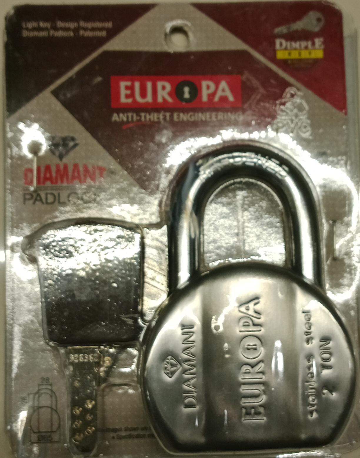 EUROPA PADLOCK CODE-L365SSCK5 - product media
