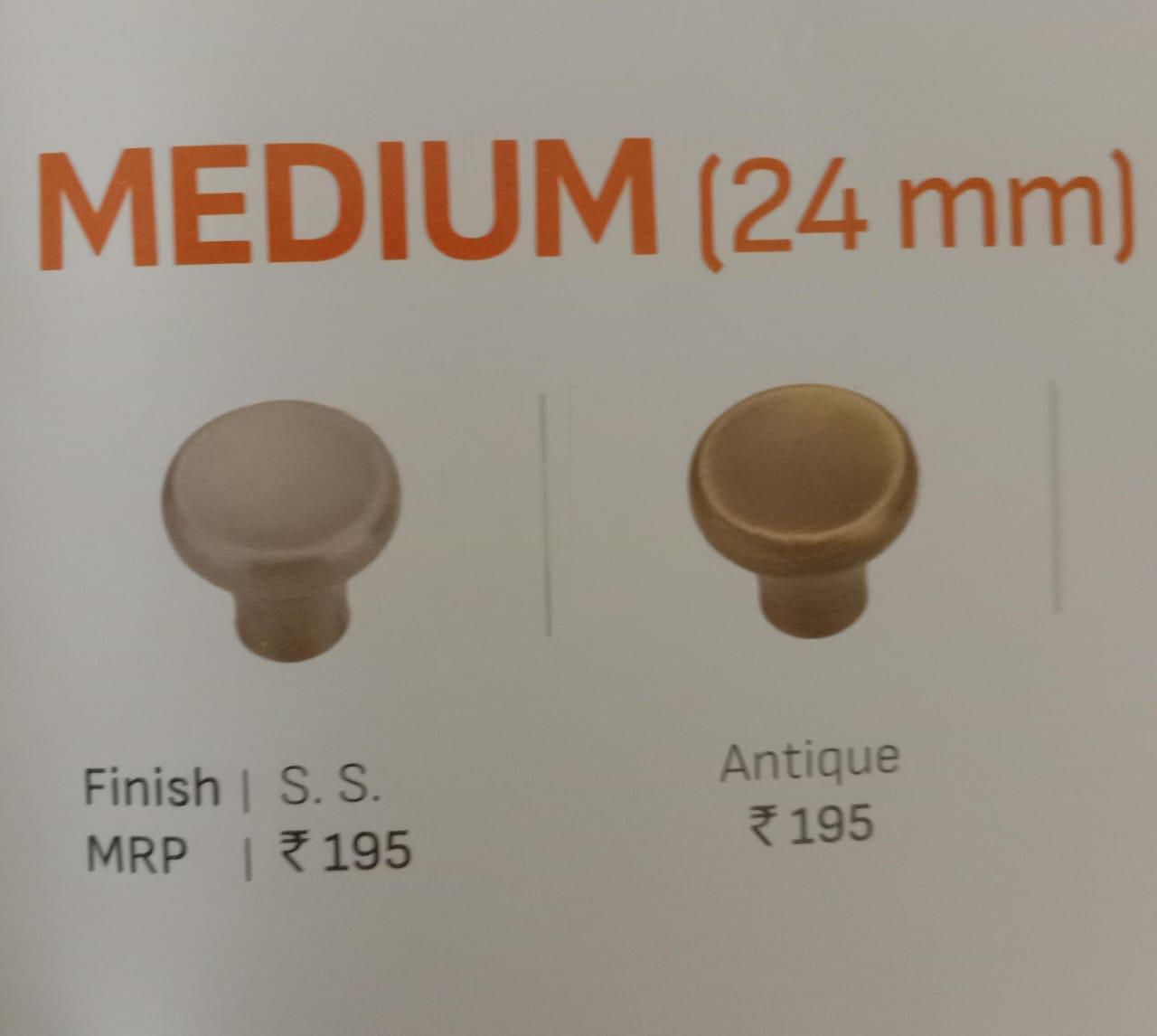 KBI MEDIUM (24MM) KNOB - product media