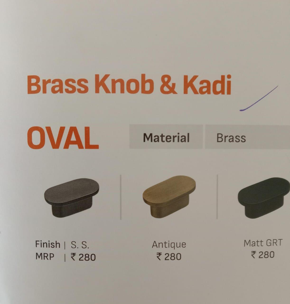 KBI OVAL KNOB - product media